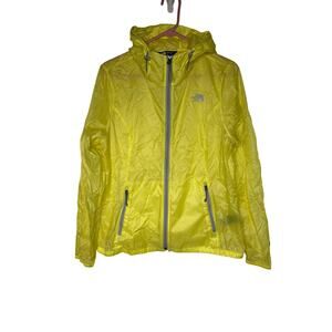 The North Face Cyclone Cam 3 Full Zip Hood Windbreaker Yellow Jacket Women’s L